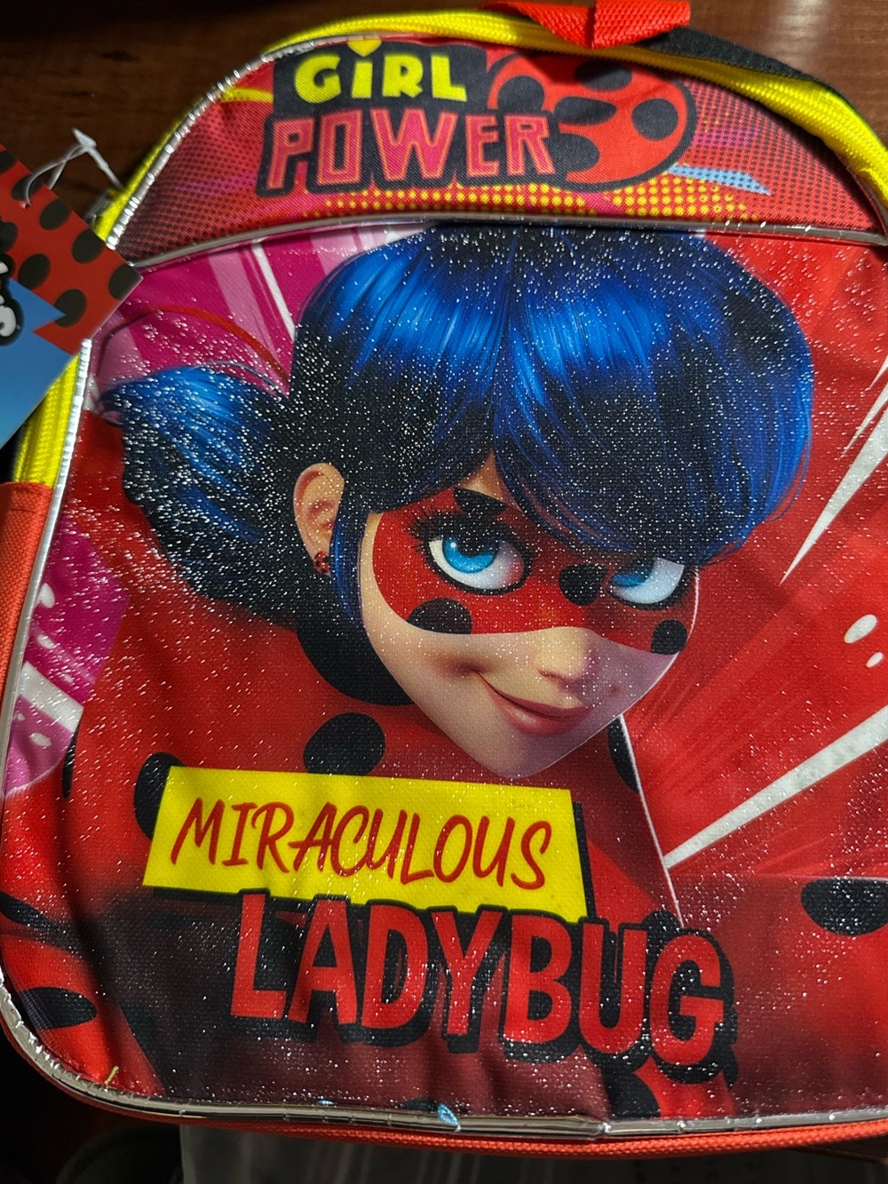 Miraculous Ladybug Girl Power Kids Backpack - Red & Blue *NWT